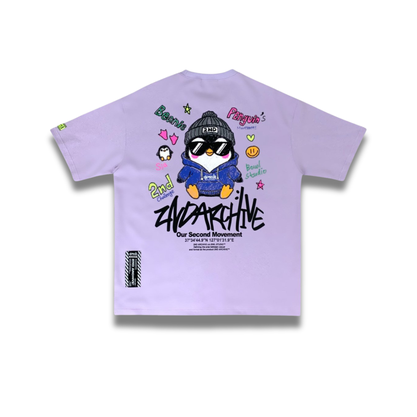 [2nd Archive]クレヨンペンギンTシャツ(SAB225)