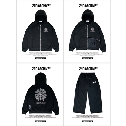 フードと背中のデザインバランスが分かる後ろ姿写真