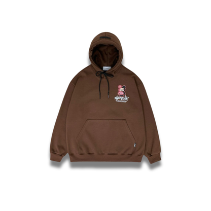 [2nd Archive]ピンクヒョウ柄ベアパーカー※セット販売あり(SAB210)