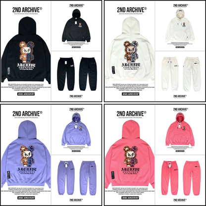 Parka and Jogger pants set, 4 colors. 