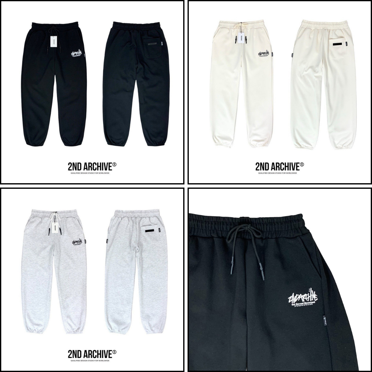 ストリート系コーデに映えるブラックパーカーの着用カット