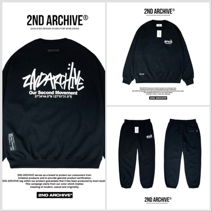 ロゴのバランスとスウェットのシルエットがわかる前面写真