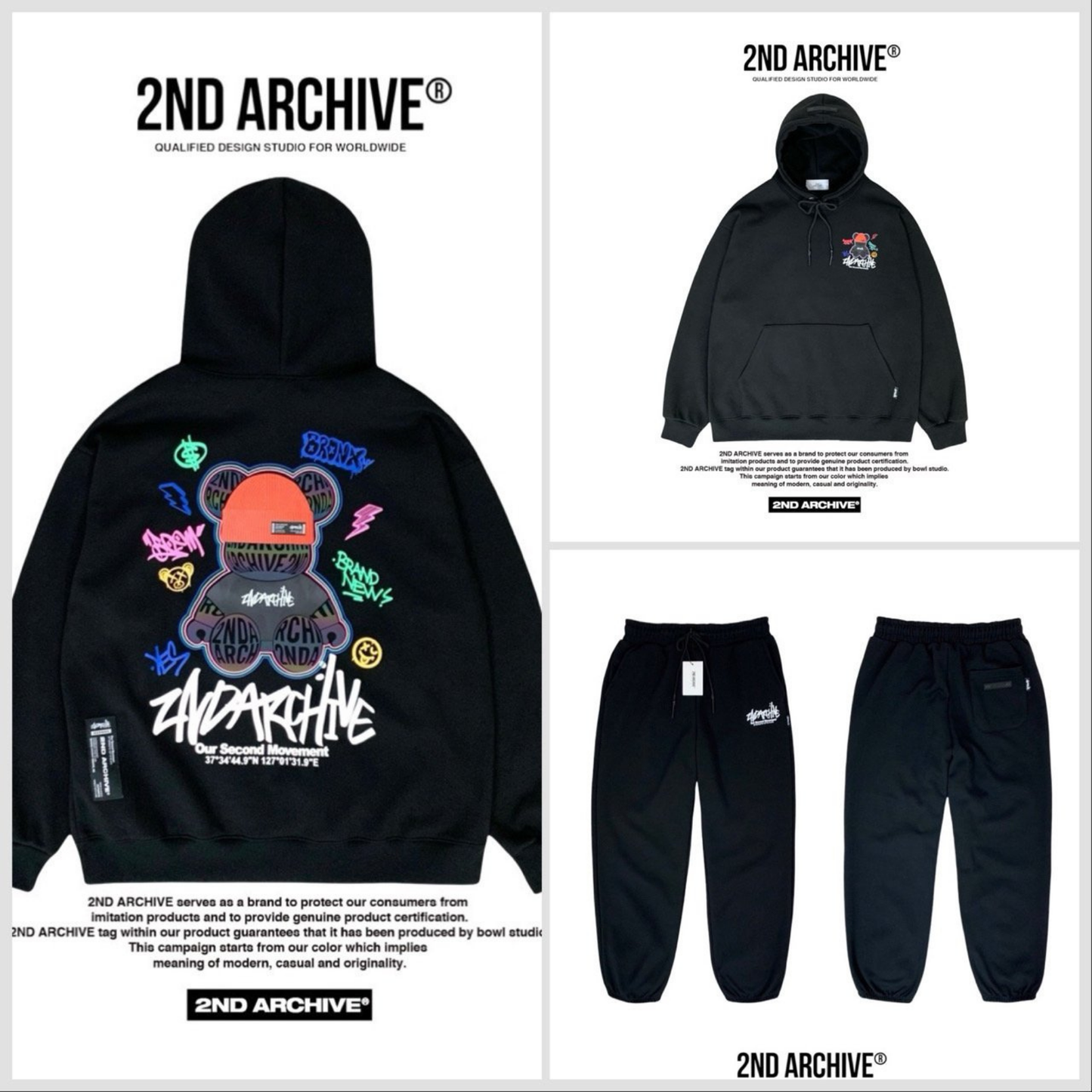 [2nd Archive]レッドレーベル ニットベアパーカー※セット販売あり(SAB207)