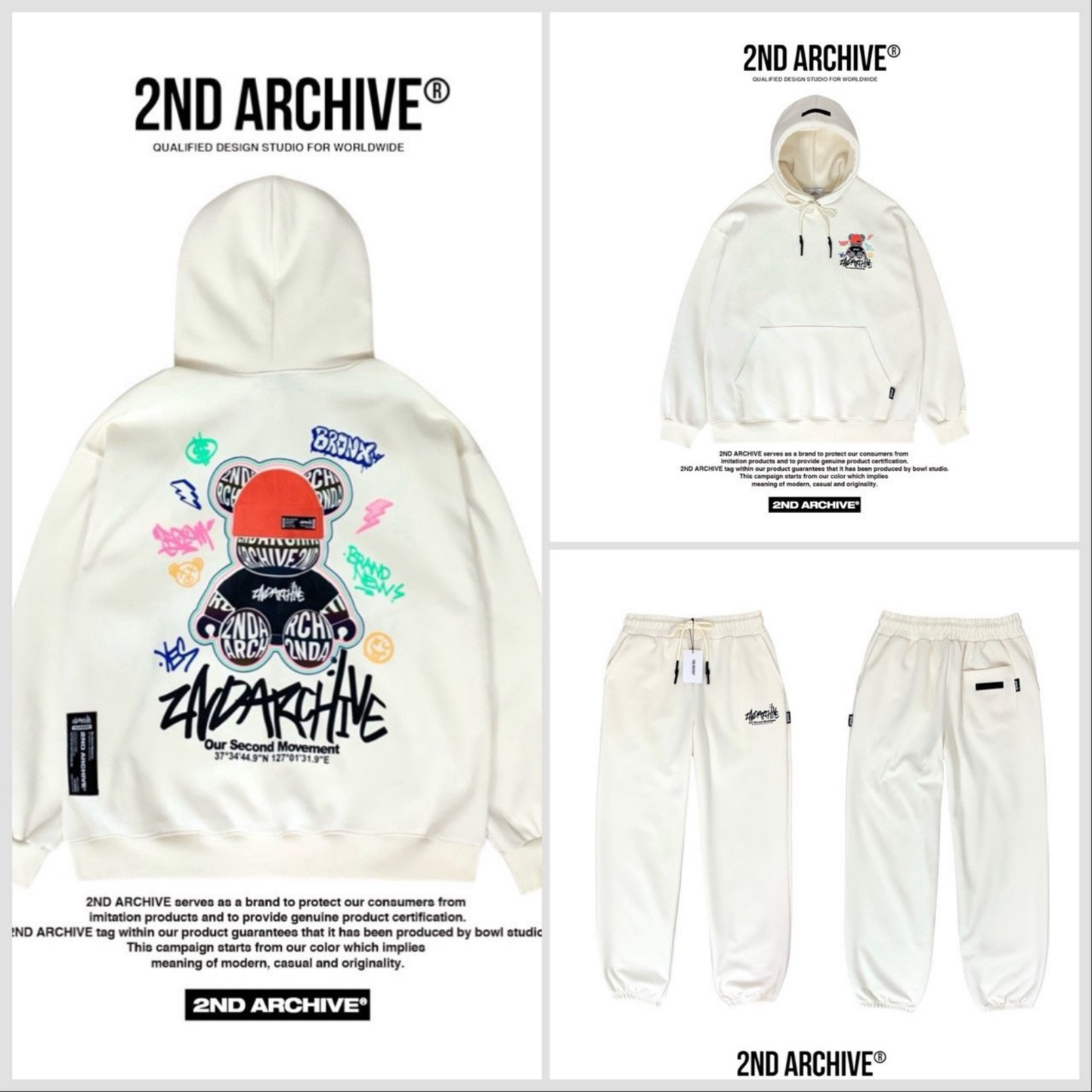 [2nd Archive]レッドレーベル ニットベアパーカー※セット販売あり(SAB207)