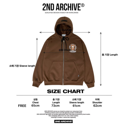 [2nd Archive]レオパードベア ジップアップパーカー(SAB208)