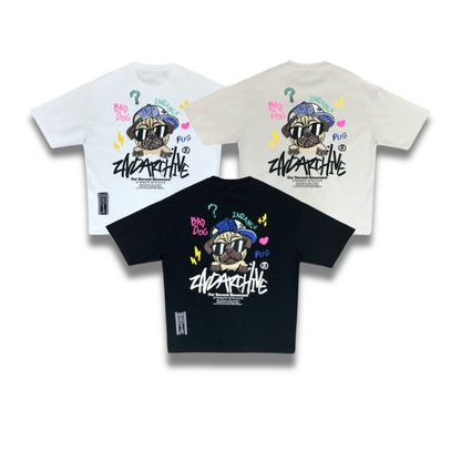 [2nd Archive]新しいパグクレヨンTシャツ(SAB145)