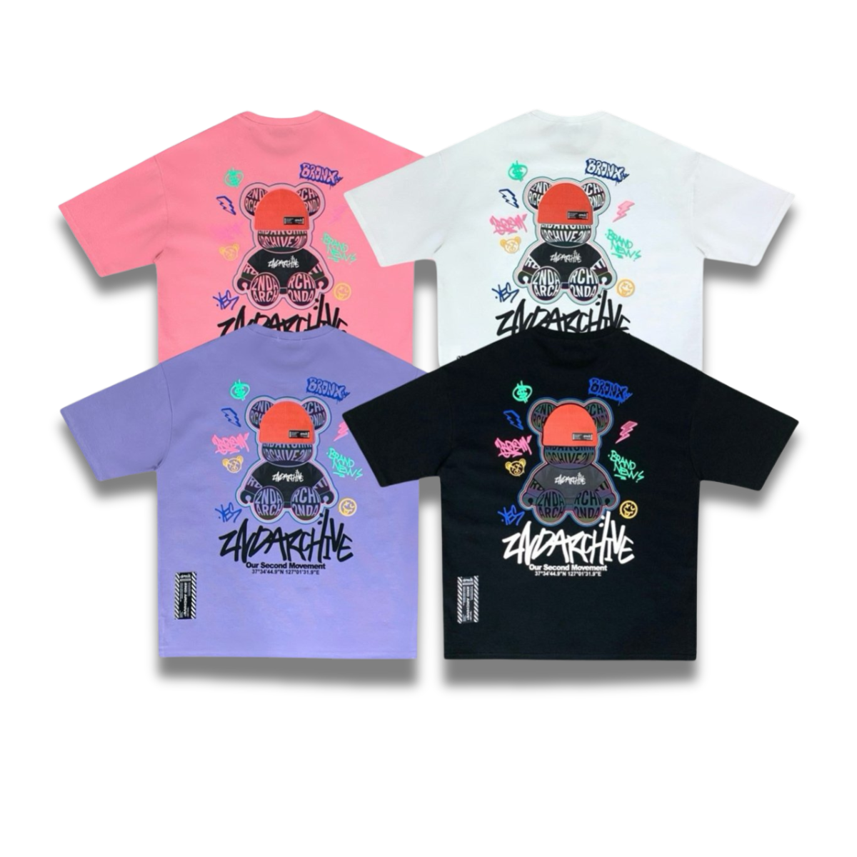 [2nd Archive]ラベルビーニーベアTシャツ(SAB119)