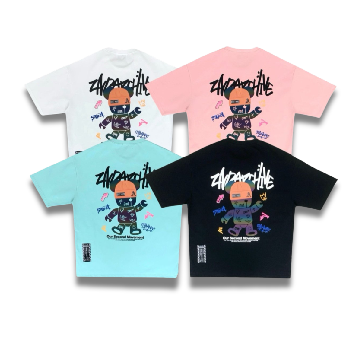 [2nd Archive]タトゥーテディベアTシャツ(SAB120)