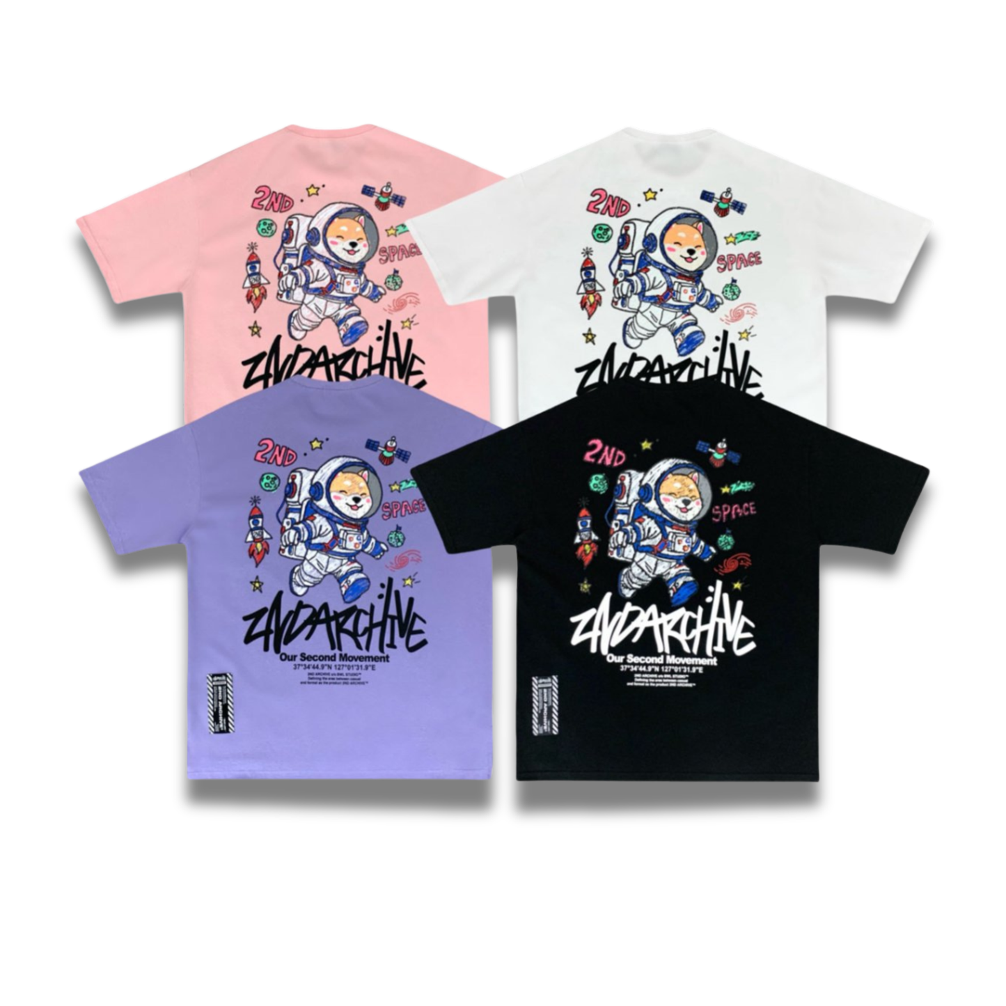 [2nd Archive]宇宙飛行士柴犬Tシャツ(SAB230)