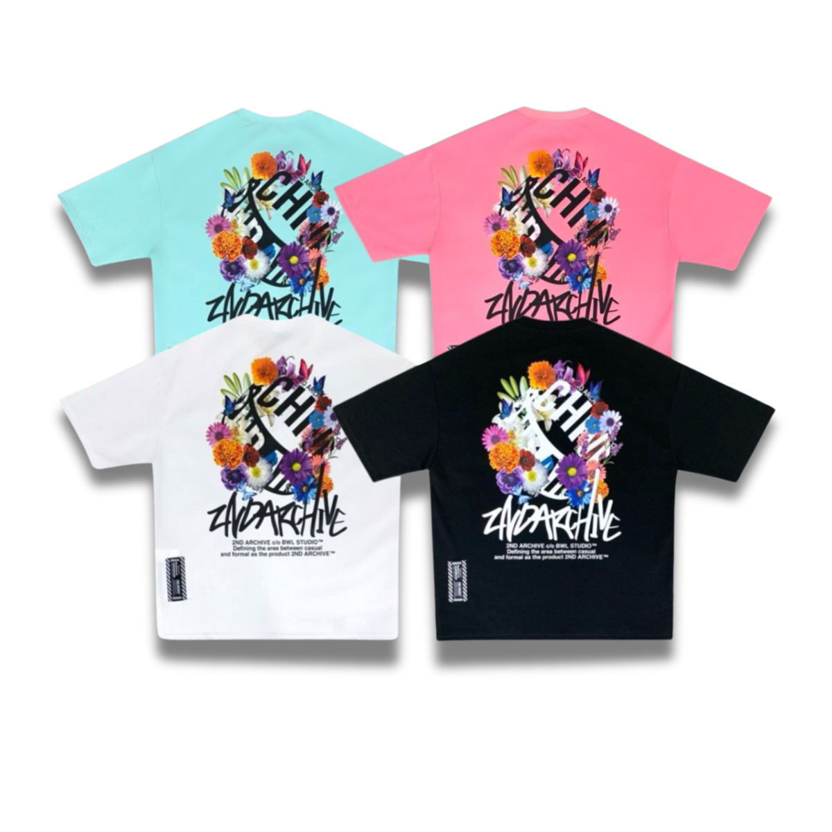 [2nd Archive]フラワーガーデンプリントTシャツ(SAB128)