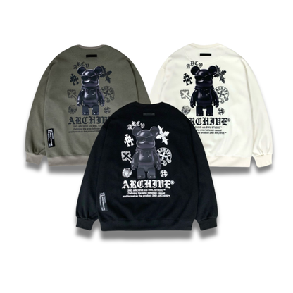 [2nd Archive]ブラッククロスベアスウェット(SAB219)