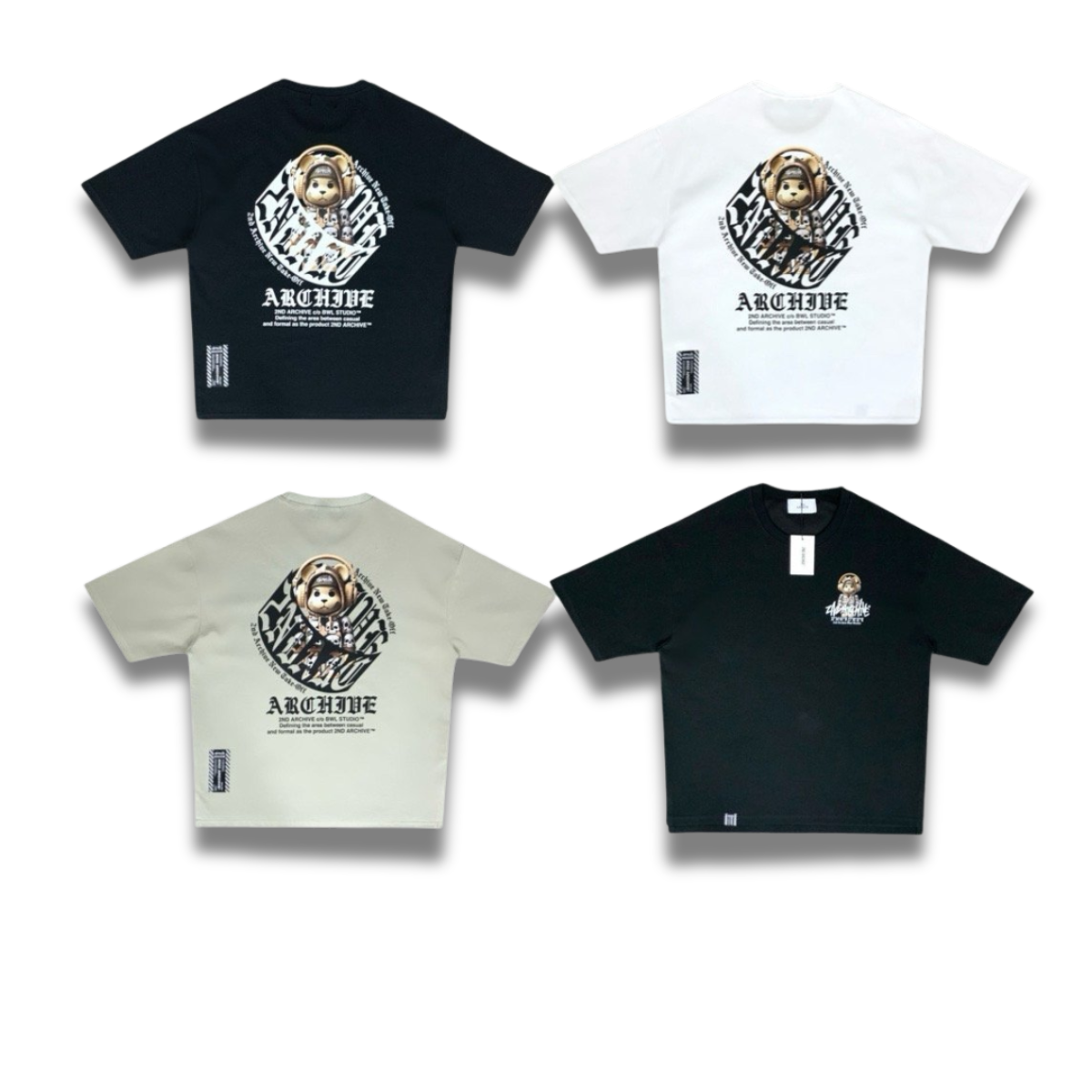 [2nd Archive]スカル迷彩ベアTシャツ(SAB121)