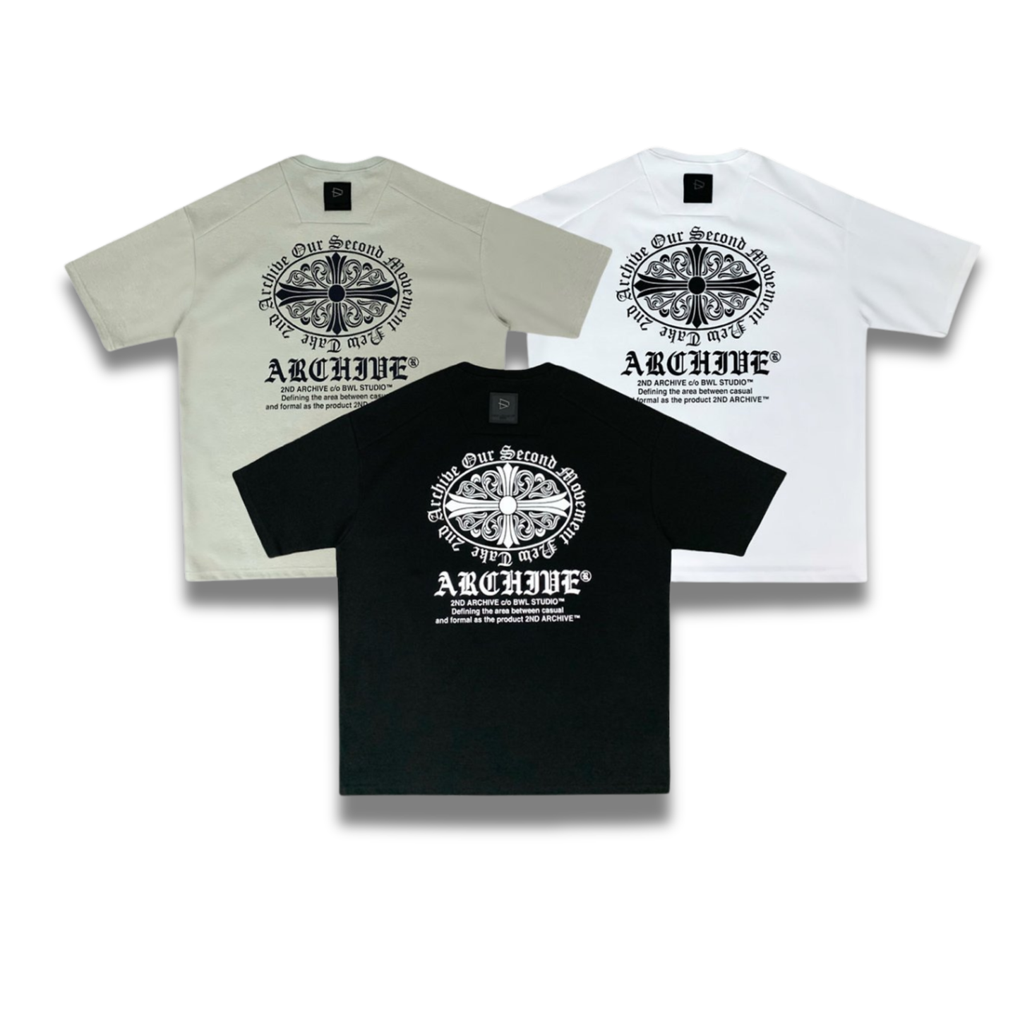 [2nd Archive]革パッチ付き十字架Tシャツ(SAB237)