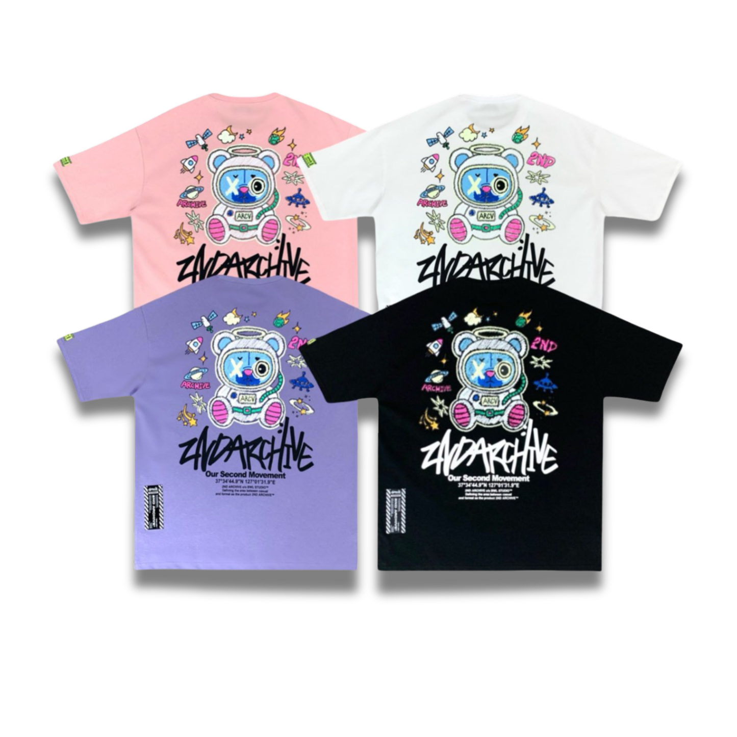 [2nd Archive]光る宇宙クマTシャツ(SAB212)