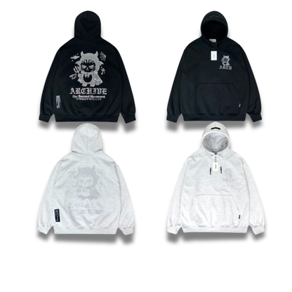[2nd Archive]スタッズ付きデビルキャットパーカー※セット販売あり(SAB266)