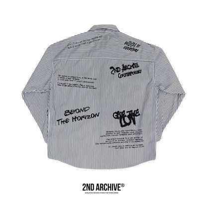 [2nd Archive] Beyond Horizon Print Long Sleeve Shirt (SAB42)