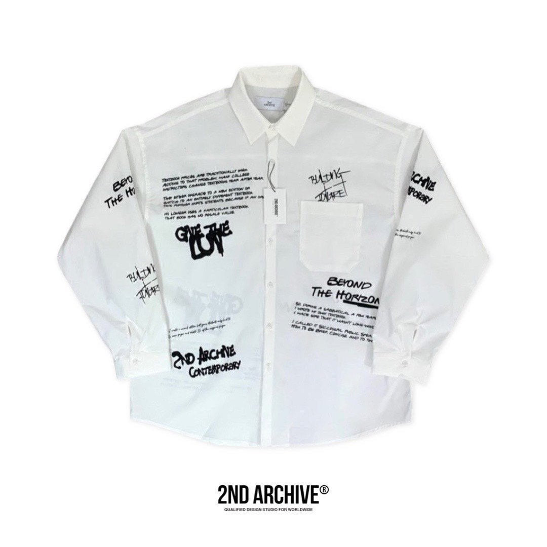 [2nd Archive] Beyond Horizon Print Long Sleeve Shirt (SAB42)