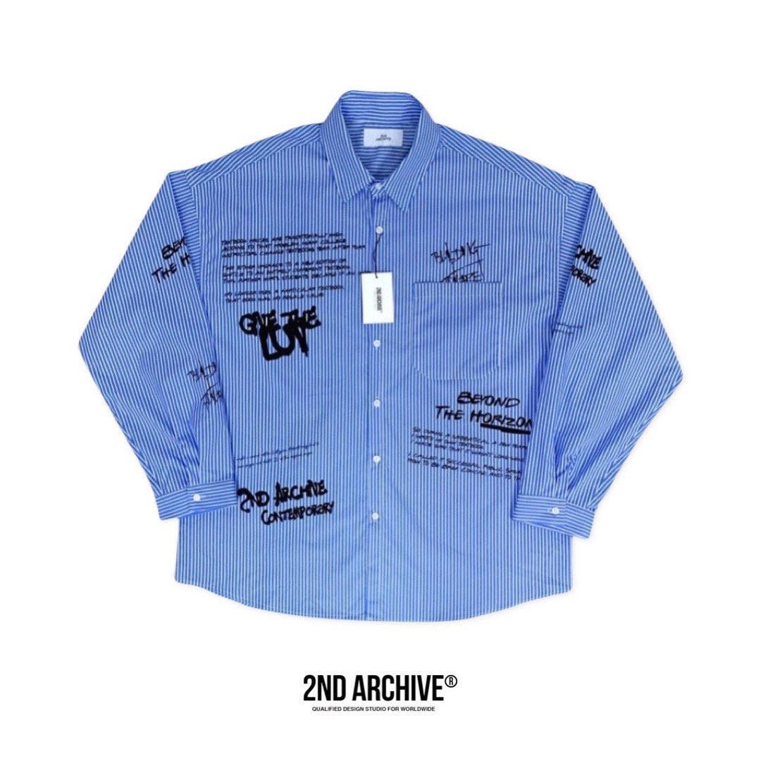 [2nd Archive] Beyond Horizon Print Long Sleeve Shirt (SAB42)