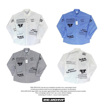 [2nd Archive] Beyond Horizon Print Long Sleeve Shirt (SAB42)