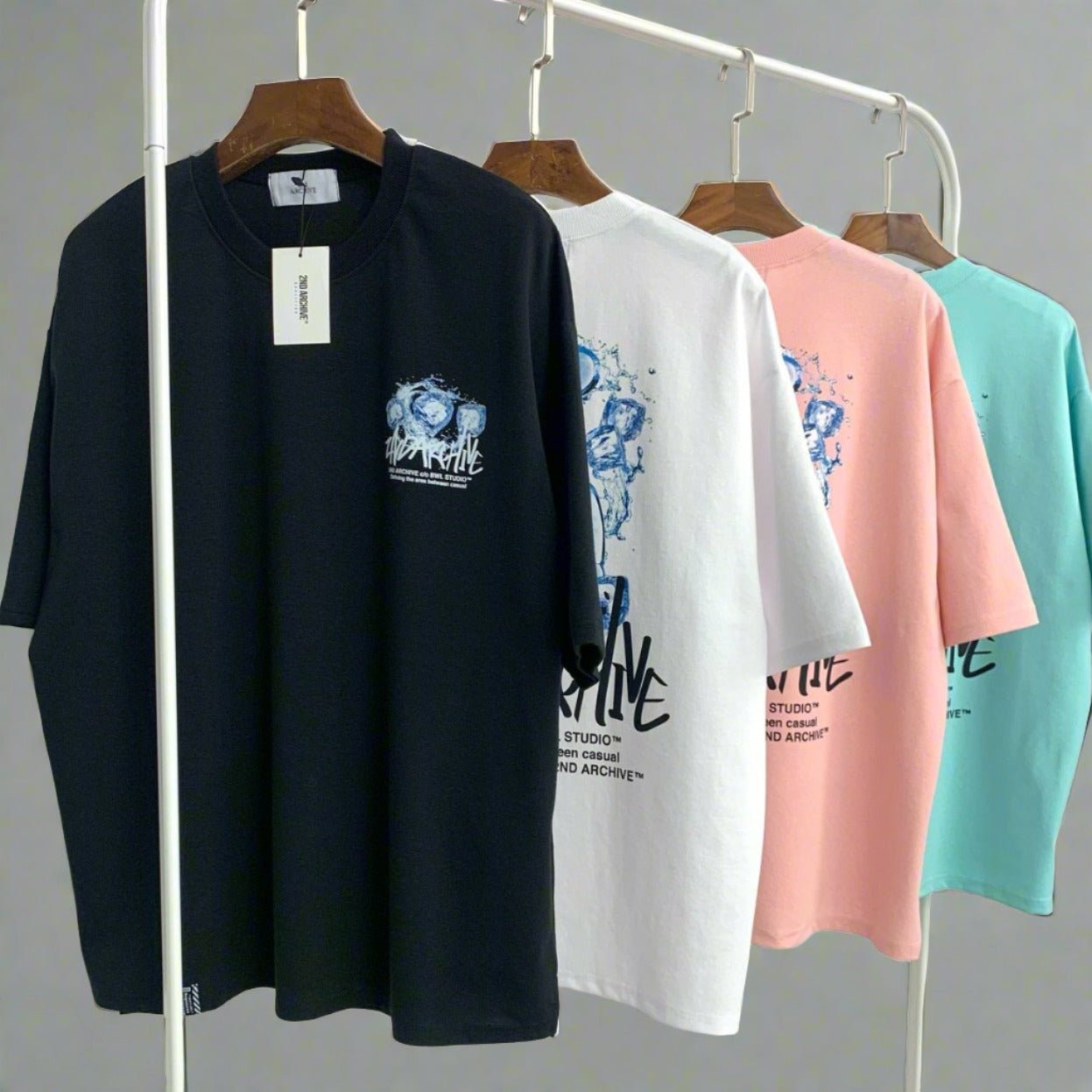 Swag y2k archive Tシャツ 2nd Archive] アイスベア グラフィック Tシャツ Made in Korea