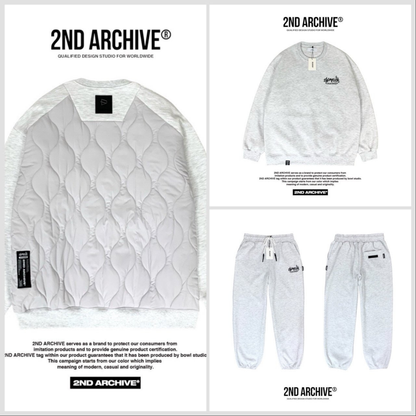 [2nd Archive] ロゴ入りパッド入りスウェット※セット販売あり (SAB04)