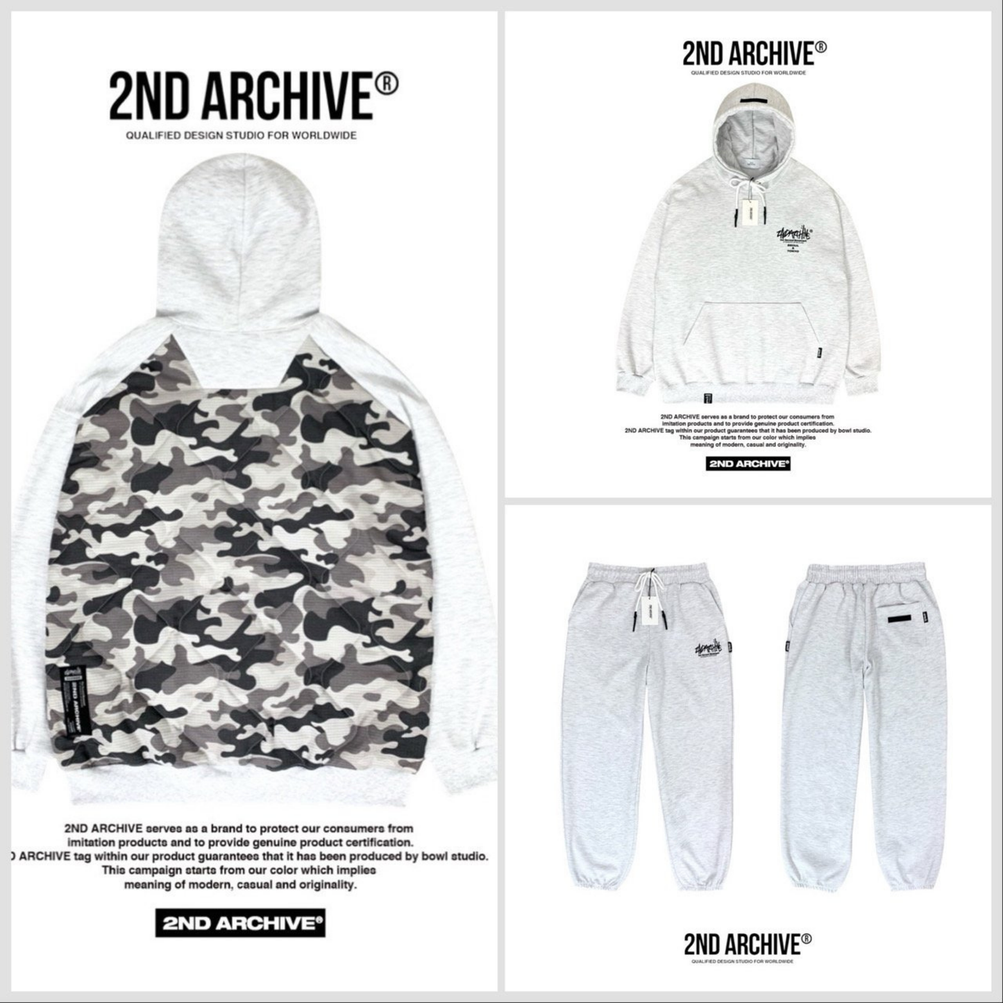 [2nd Archive]ソウルカモパッド入りパーカー※セット販売あり(SAB209)