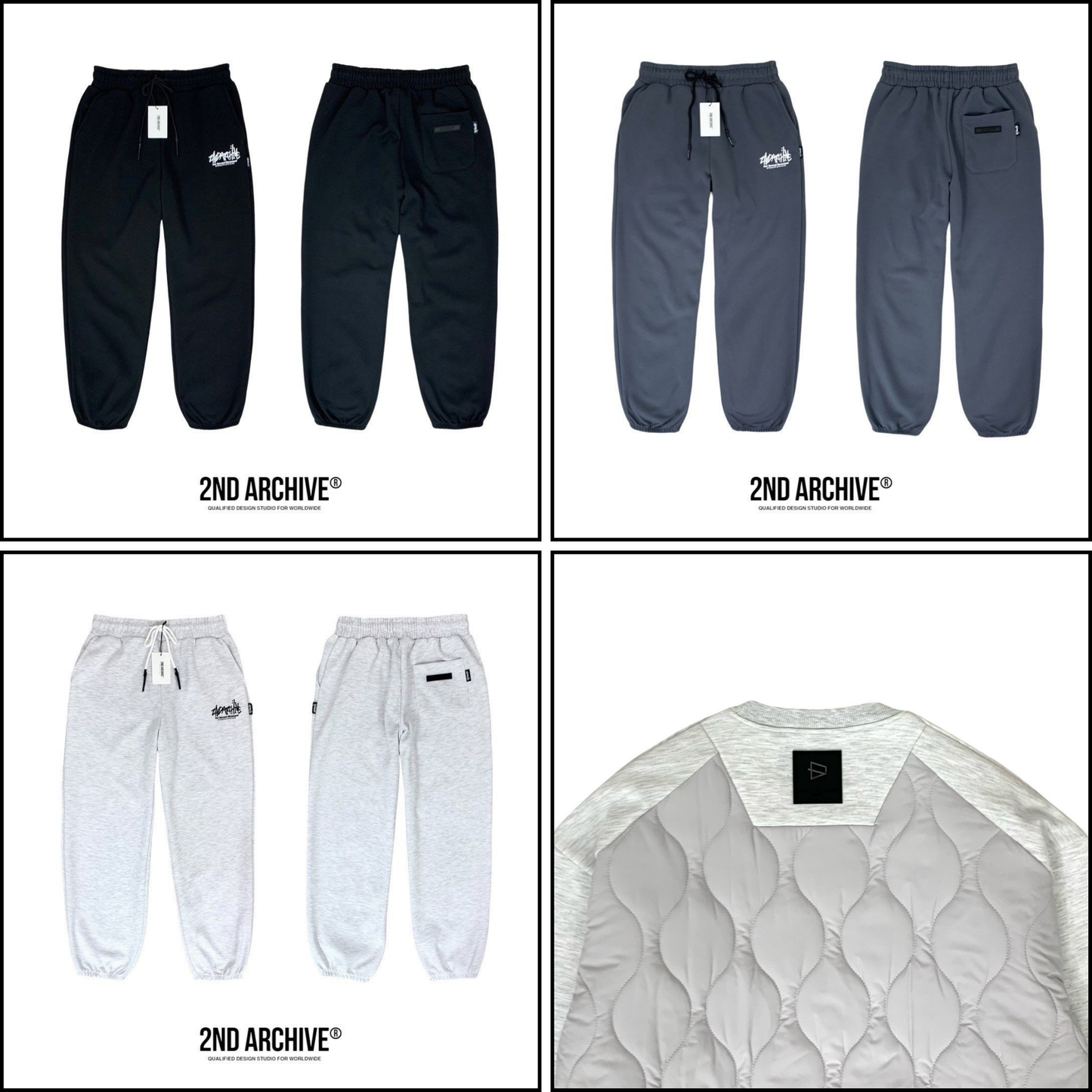 [2nd Archive] ロゴ入りパッド入りスウェット※セット販売あり (SAB04)