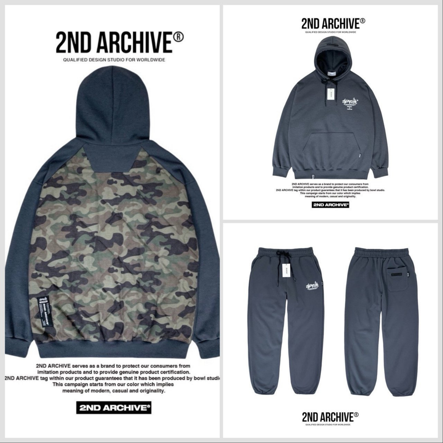 [2nd Archive]ソウルカモパッド入りパーカー※セット販売あり(SAB209)