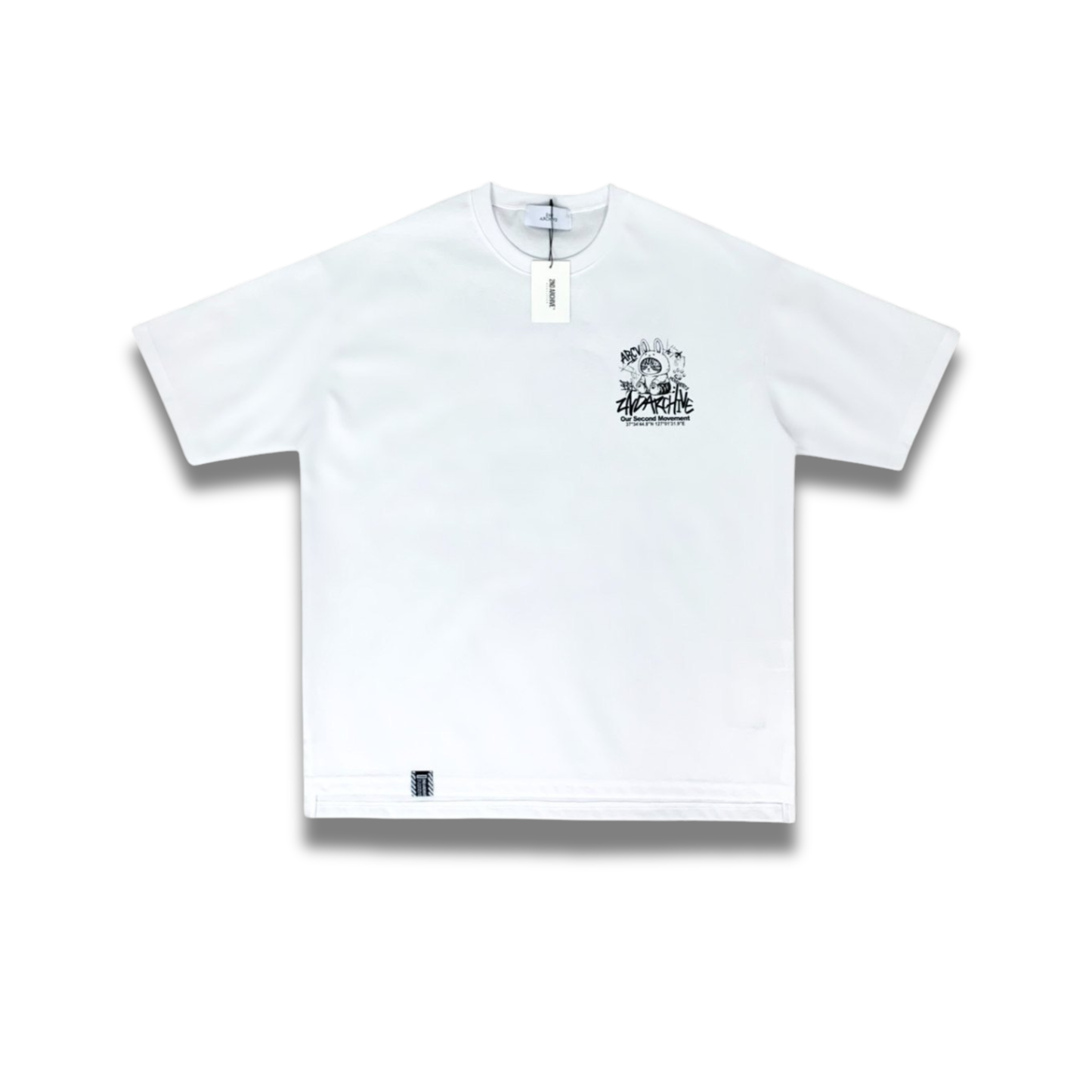 [2nd Archive]不機嫌そうな猫のスケッチTシャツ(SAB245)