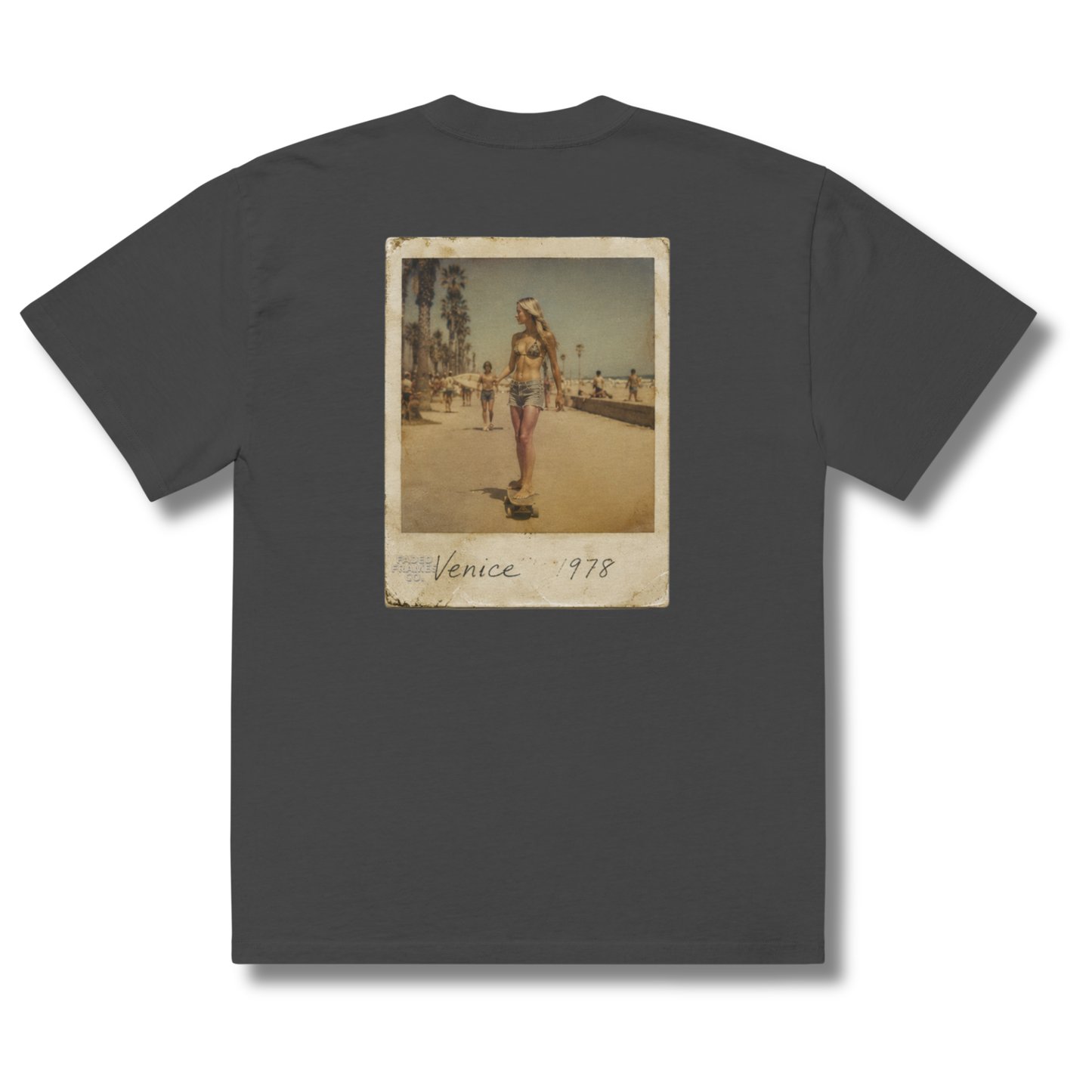 [Faded Frames Co.] カリフォルニア ヴィンテージ ガール Tシャツ (138)