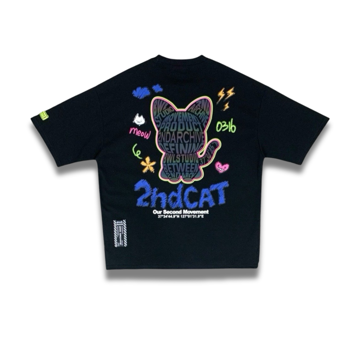[2nd Archive]「2nd Cat」ロゴTシャツ(SAB122F)