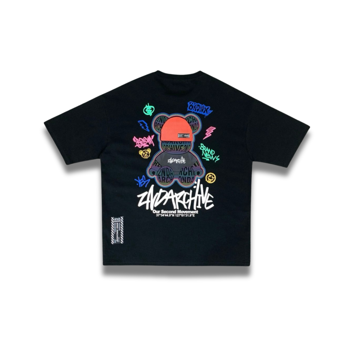 [2nd Archive]ラベルビーニーベアTシャツ(SAB119)