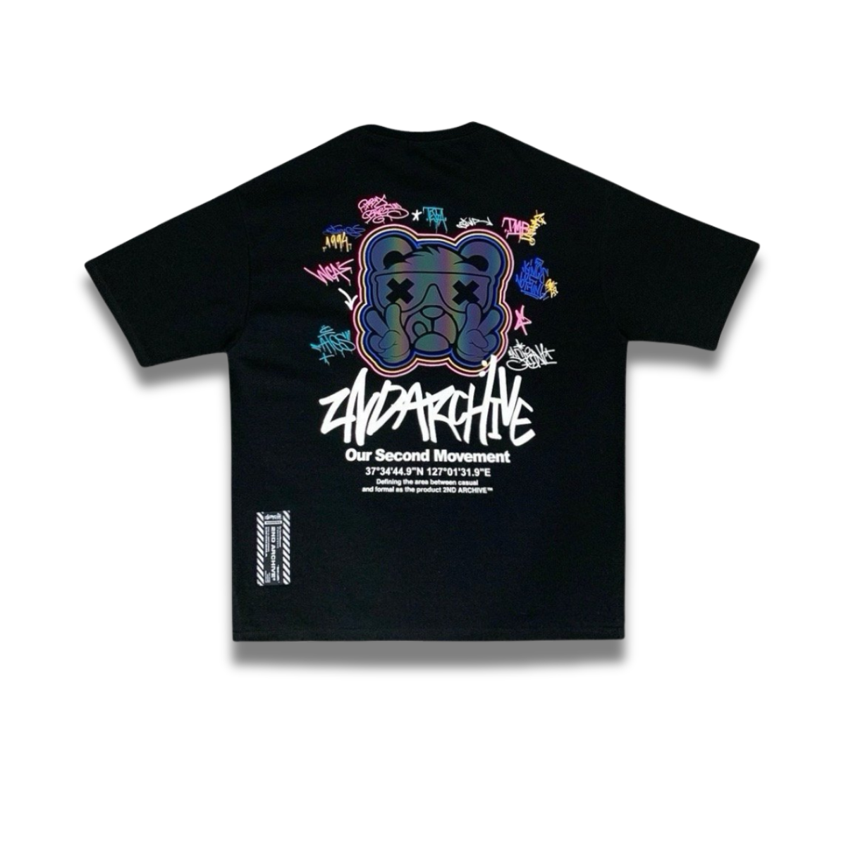 [2nd Archive]ピースベア反射Tシャツ(SAB126)