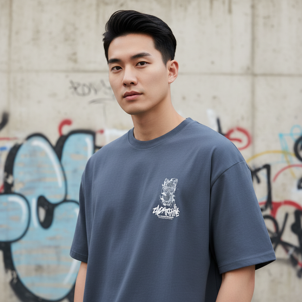 3D Bulldog T-shirt - Front View