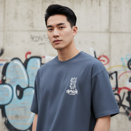 3D Bulldog T-shirt - Front View