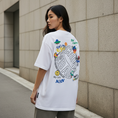 3D Form Graphic T-shirt - Back