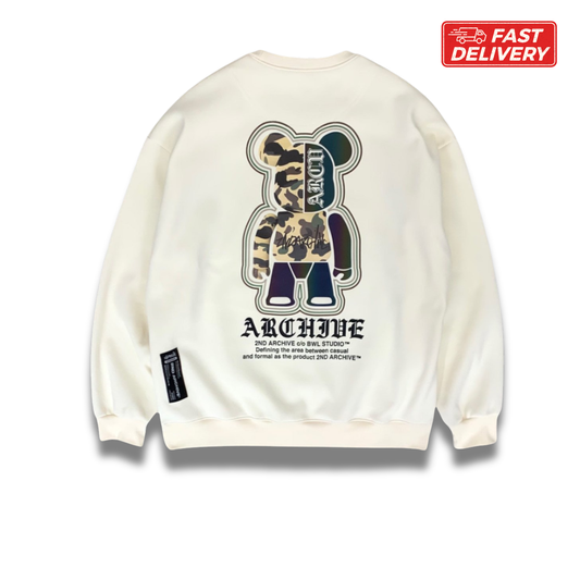 [2nd Archive] 2nd Archive 迷彩柄 クマのスエット (SAB92F)