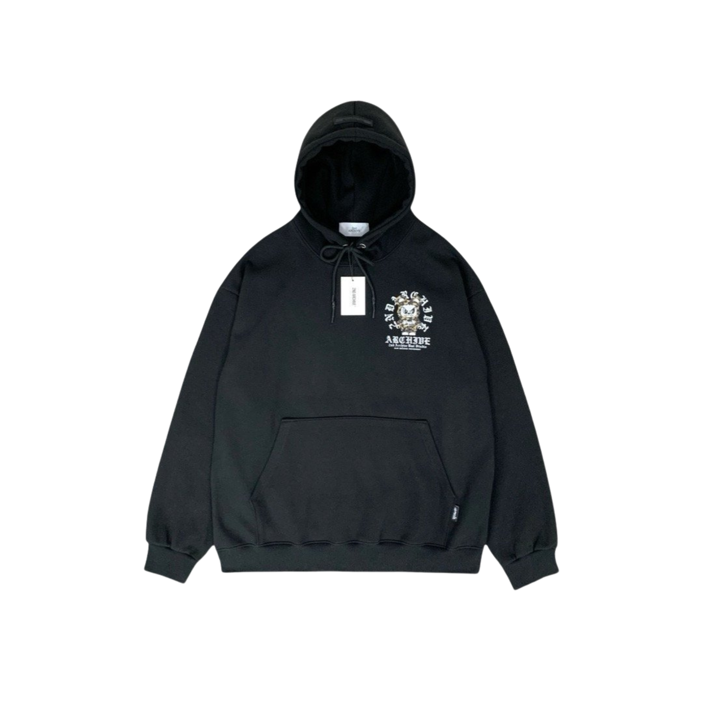 [2nd Archive]サークルロゴの怒ったクマのパーカー(SAB192F)