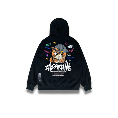 [2nd Archive]ボールキャップ 猫柄パーカー※セット販売あり(SAB262)