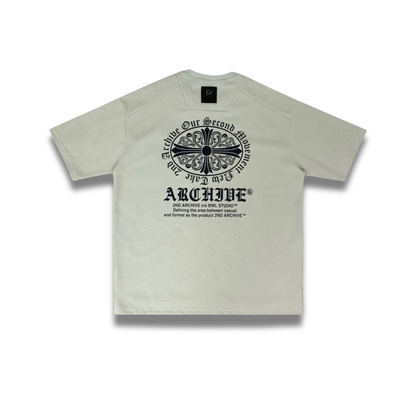 [2nd Archive]革パッチ付き十字架Tシャツ(SAB237)
