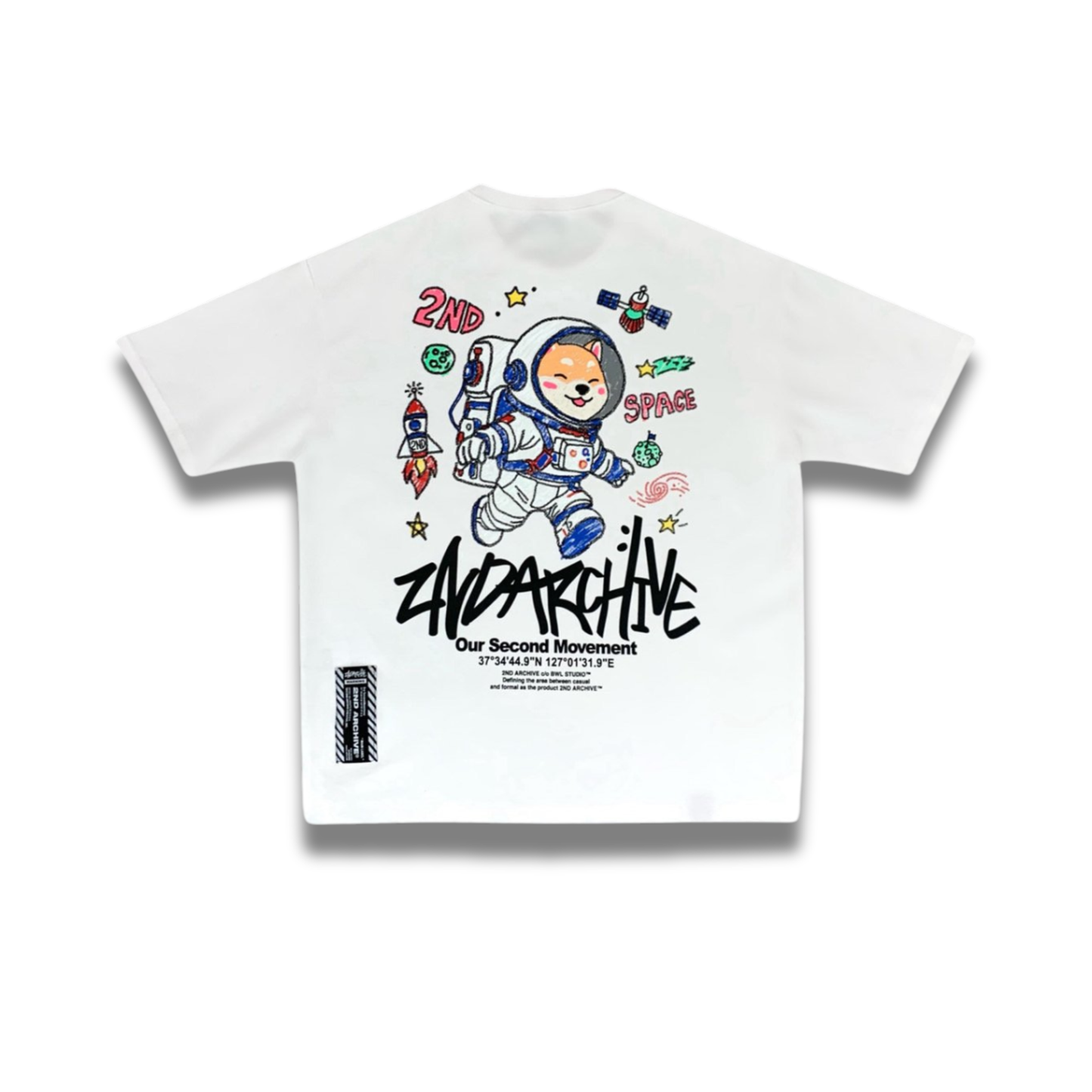 [2nd Archive]宇宙飛行士柴犬Tシャツ(SAB230)