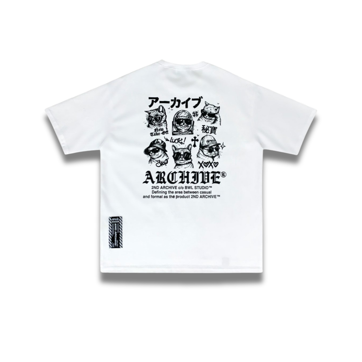 [2nd Archive] スケッチキャットTシャツ(SAB244)