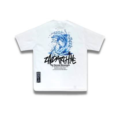 [2nd Archive]イルカの波Tシャツ(SAB239)