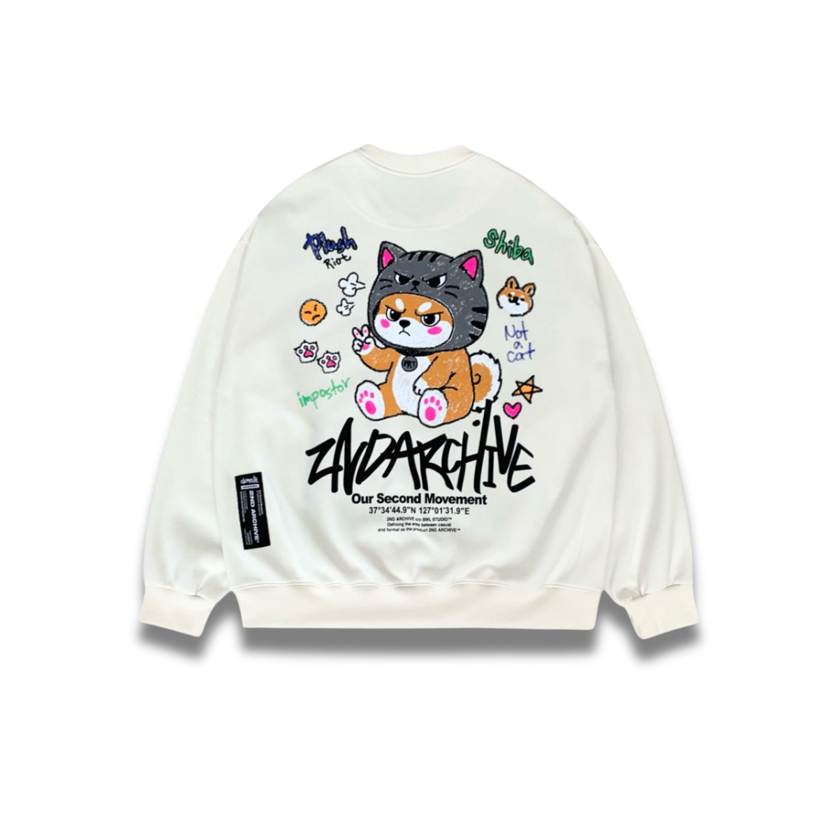 [2nd Archive]クレヨン猫セーター※セット販売あり(SAB281)