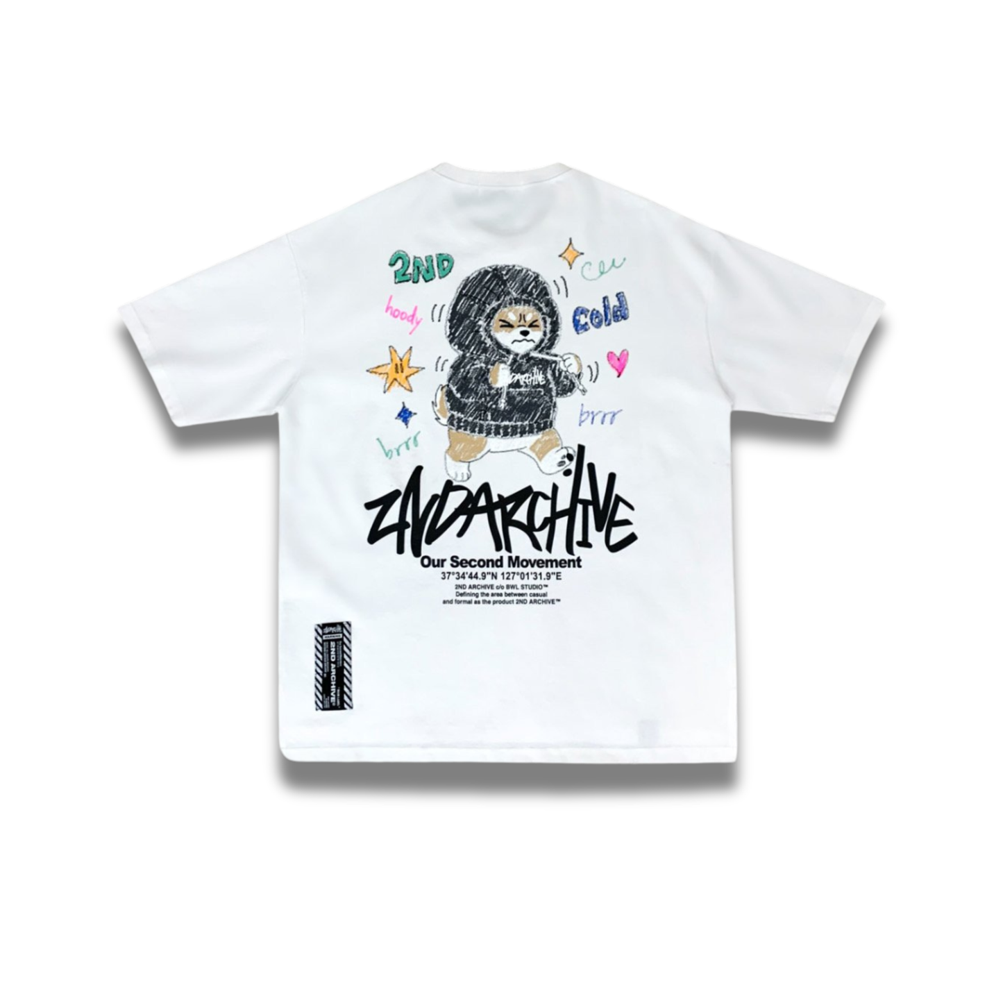 [2nd Archive]柴犬のスケッチTシャツ(SAB228)