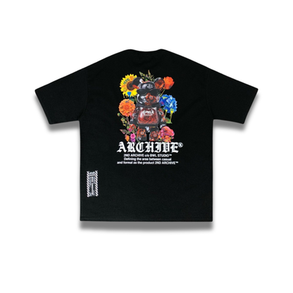 [2nd Archive]黒いバラのテディベアTシャツ(SAB236)