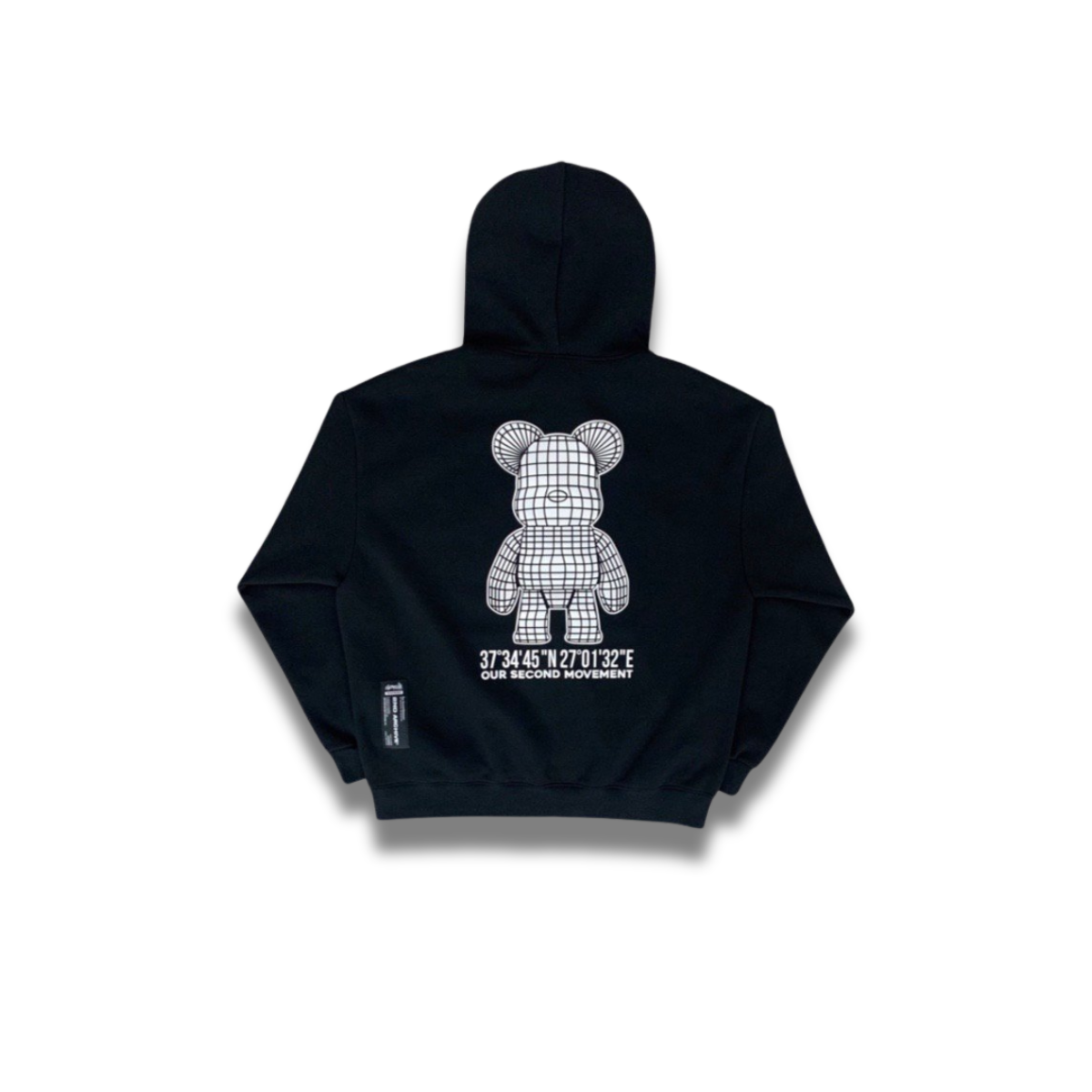 反射ベアデザインの2nd Archiveパーカでスタイリッシュに。