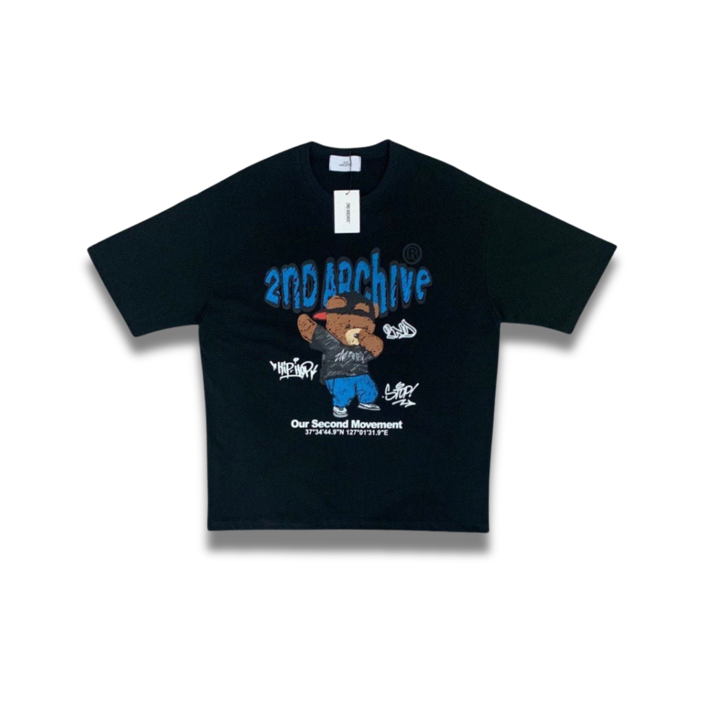 [2nd Archive] Crayon Art Style Swag Bear T-shirt (SAB41)