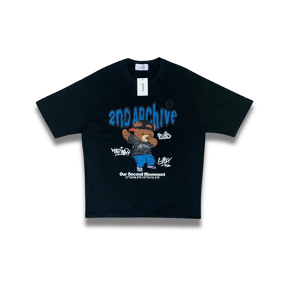 [2nd Archive] Crayon Art Style Swag Bear T-shirt (SAB41)