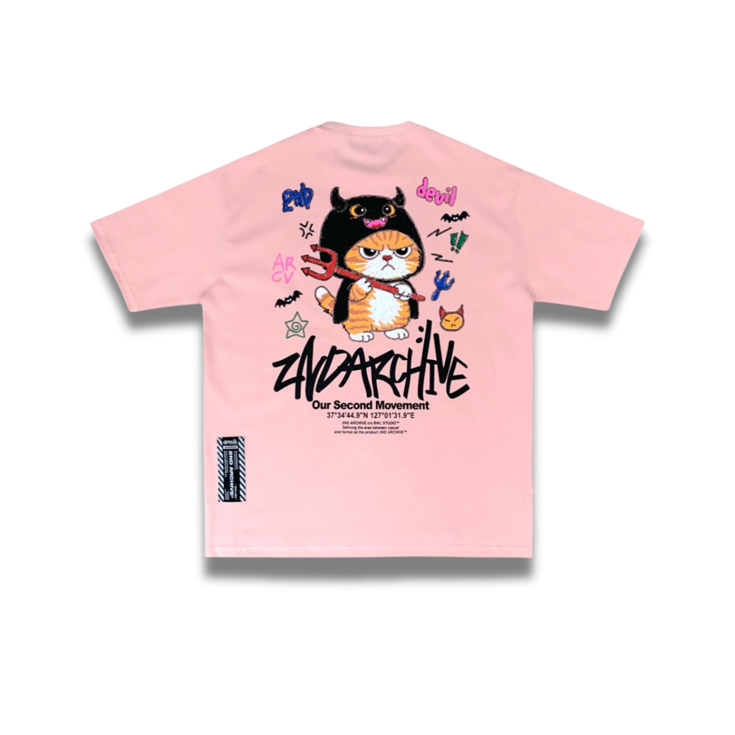 [2nd Archive]悪魔の落書き猫Tシャツ(SAB241)